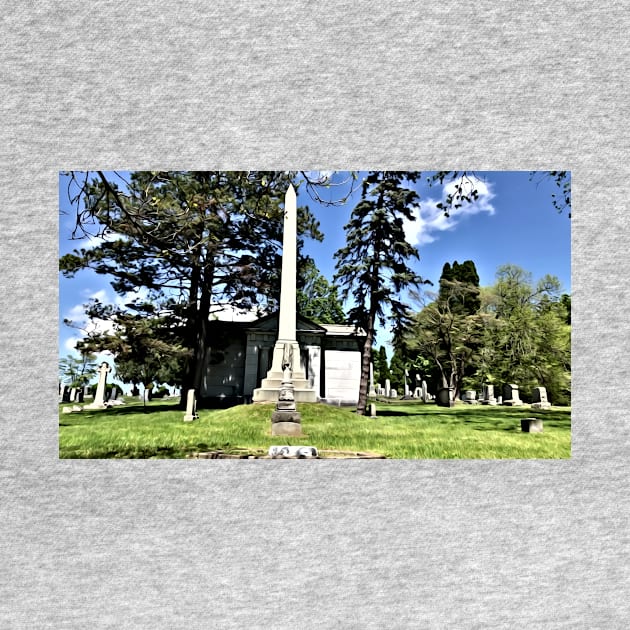 Cemetery Scene by Cemetery Ridge